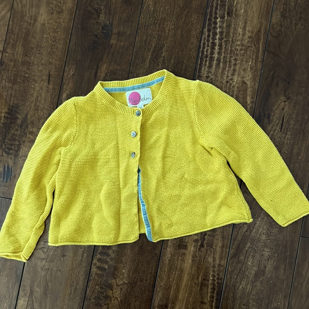 EUC Mini Boden Knit Cardigan Sweater 3-4T